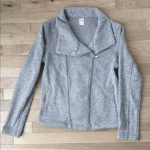 Old Navy Active Gray Moto Sweatshirt